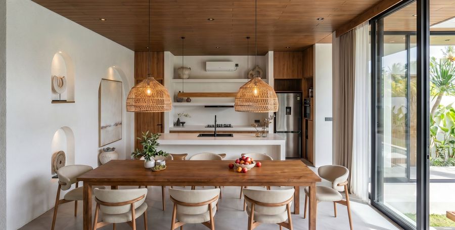 Kitchen and dining
